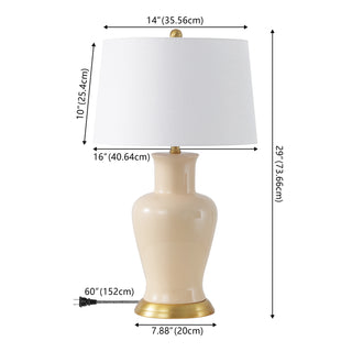 Trace 29" Ceramic LED Table Lamp