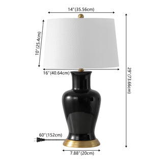 Trace 29" Ceramic LED Table Lamp