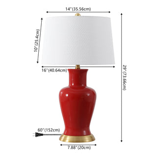 Trace 29" Ceramic LED Table Lamp