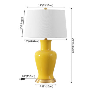 Trace 29" Ceramic LED Table Lamp