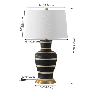 Trace 29" Ceramic LED Table Lamp