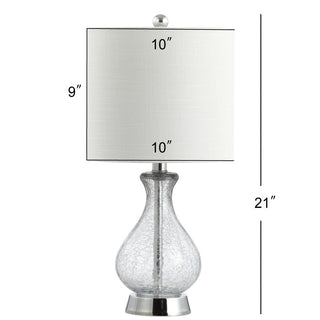 Marigold 21" Metal/Bubble Glass LED Table Lamp