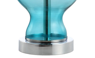 Glory 20.5" Glass/Metal LED Table Lamp