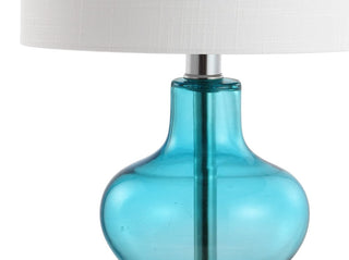 Glory 20.5" Glass/Metal LED Table Lamp