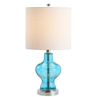 Glory 20.5" Glass/Metal LED Table Lamp