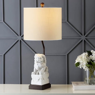 Shirley Lion 27.5" Ceramic Classic Modern LED Table Lamp