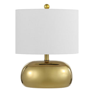 Maxax 20" Mid-Century Glam Ceramic/Iron LED Table Lamp