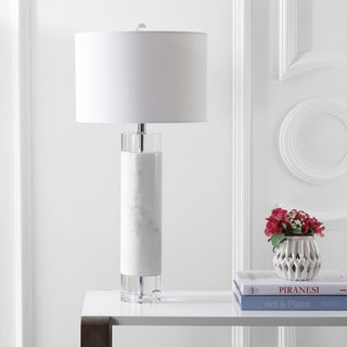 Kate 32" Marble/Crystal LED Table Lamp