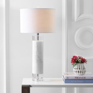 Kate 32" Marble/Crystal LED Table Lamp