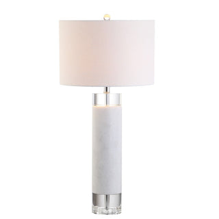 Kate 32" Marble/Crystal LED Table Lamp