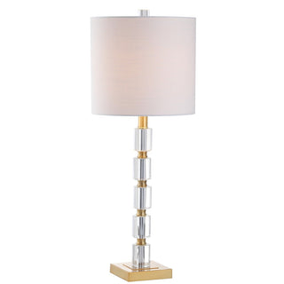 Violet 28.5" Crystal LED Table Lamp, Set of 2