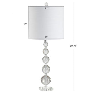 Elliott 28.5" Crystal LED Table Lamp, Set of 2