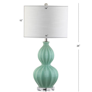 Kasen 28" Glass LED Table Lamp