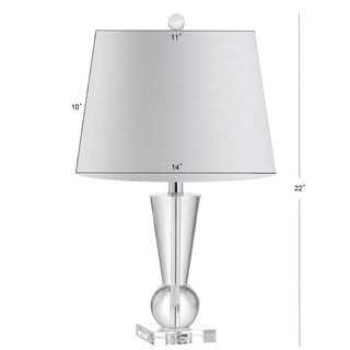 Halle 22" Crystal LED Table Lamp