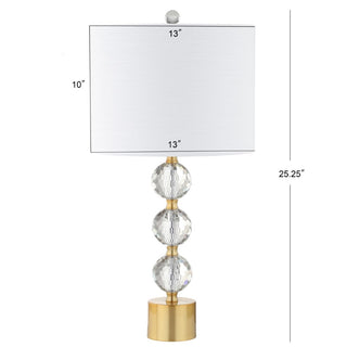 Daniela 25.25" Crystal LED Table Lamp