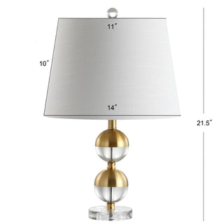 James 23" Crystal Mini LED Table Lamp