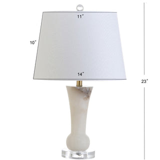 Kelsey 23" Alabaster LED Table Lamp