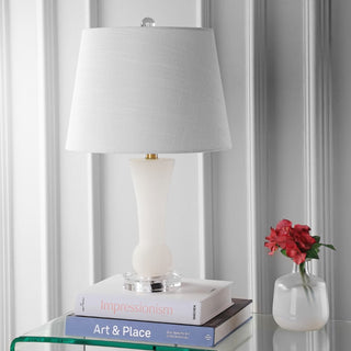 Kelsey 23" Alabaster LED Table Lamp