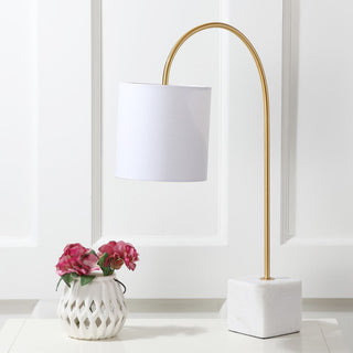 Avianna 25" Marble/Brass LED Table Lamp