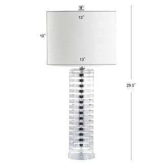 Brooks 29.5" Glass LED Table Lamp