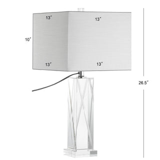 Emilio 26.5" Crystal LED Table Lamp