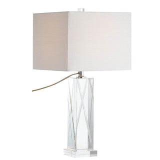 Emilio 26.5" Crystal LED Table Lamp