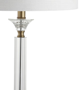 Tenley 28" Crystal/Metal LED Table Lamp, Set of 2