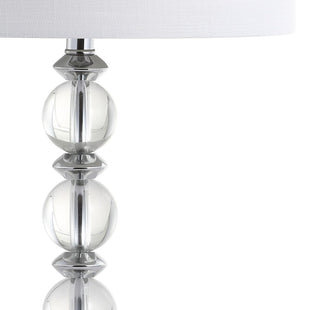 Janelle 26" Crystal/Metal LED Table Lamp, Set of 2