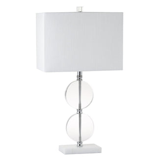 Braylen 26" Crystal/Marble LED Table Lamp