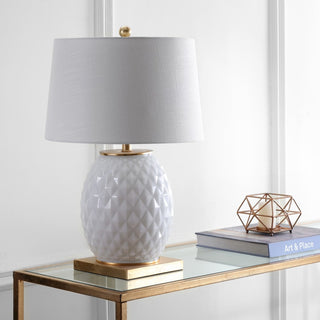 Sergio 25.5" LED Glass/Metal Table Lamp