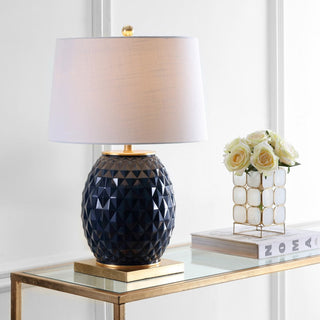 Sergio 25.5" LED Glass/Metal Table Lamp