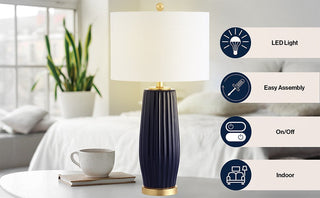 Jamison 28.5" Ceramic LED Table Lamp