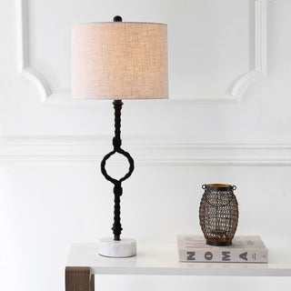 Siena 32.5" Metal/Marble LED Table Lamp