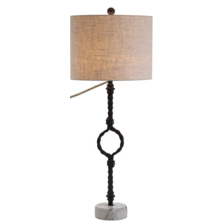 Siena 32.5" Metal/Marble LED Table Lamp