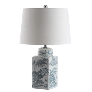 Antonio 24.5" Chinoiserie LED Table Lamp