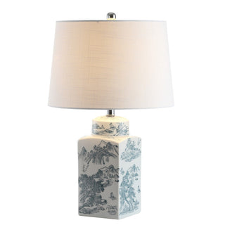 Antonio 24.5" Chinoiserie LED Table Lamp