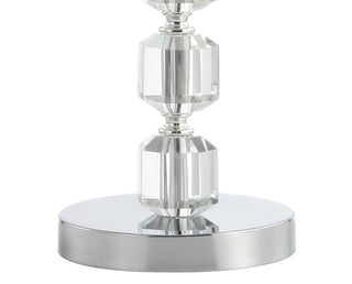 Cockatoo 27.5" Modern Stacked Crystal/Metal LED Table Lamp