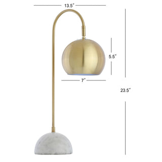 Kyler 23.5" Metal/Marble LED Table Lamp