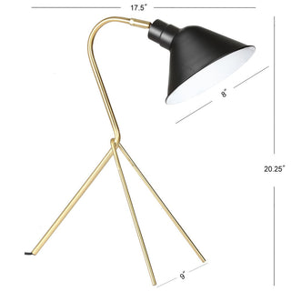 Jimmy 20.25" Brass LED Task Lamp