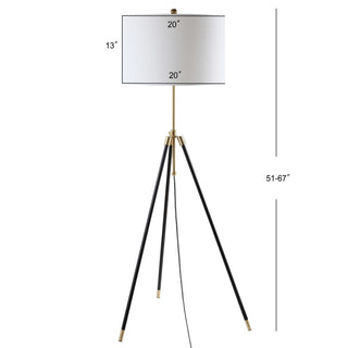 Gloria 67" Adjustable Metal LED Floor Lamp