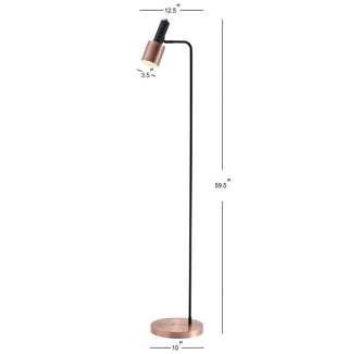 Magpie 59.50" Metal LED Task Floor Lamp