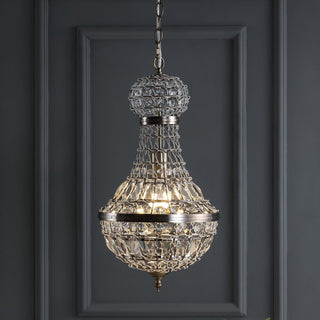 Breanna Crystal/Metal Empire LED Chandelier