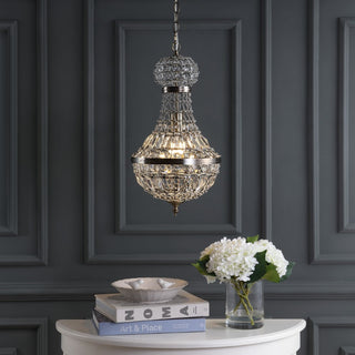 Breanna Crystal/Metal Empire LED Chandelier