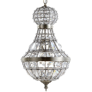 Breanna Crystal/Metal Empire LED Chandelier