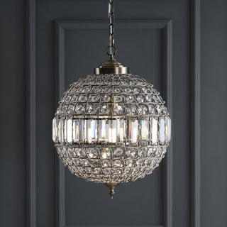 Melania Crystal/Metal LED Chandelier Pendant