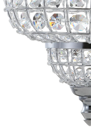 Estrella 12" Crystal/Metal LED Chandelier Pendant