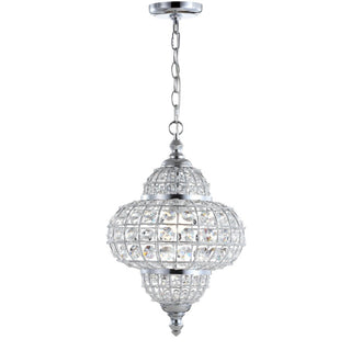 Estrella 12" Crystal/Metal LED Chandelier Pendant