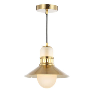 Sandburg Adjustable Iron/Glass Retro Hurricane LED Pendant