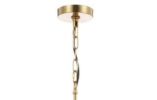 Sandburg Adjustable Iron/Glass Retro Hurricane LED Pendant