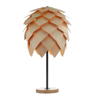 Thames 20.5" Pinecone Wood/Metal LED Table Lamp